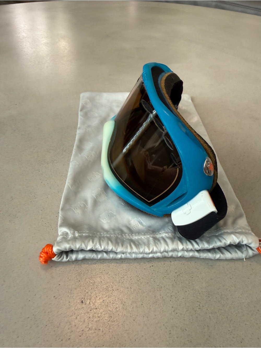 Vintage Spy Snow Goggles - Blue/White - Picture 3 of 7